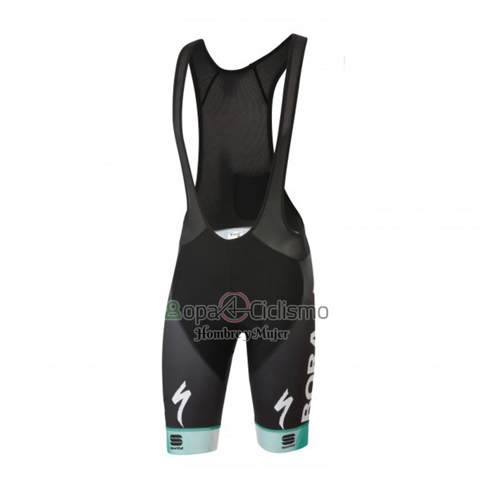 Bora-hansgrone Ropa Ciclismo Culotte Corto 2020 Mangas Cortas Negro Verde